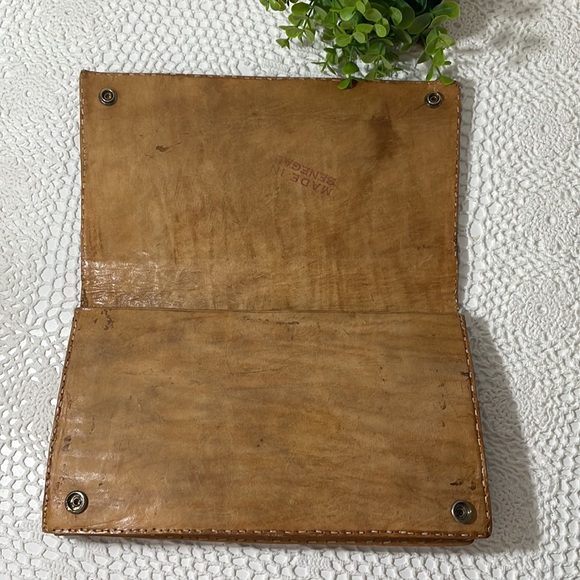 Vintage authentic reptile/snake skin clutch - Picture 6 of 8